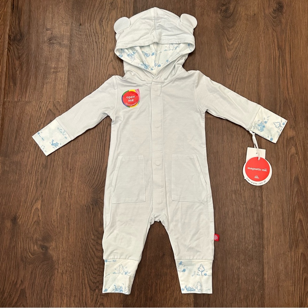 Magnetic Me Disney Winnie the Pooh Hooded Coverall Pooh in the Woods 0-3m